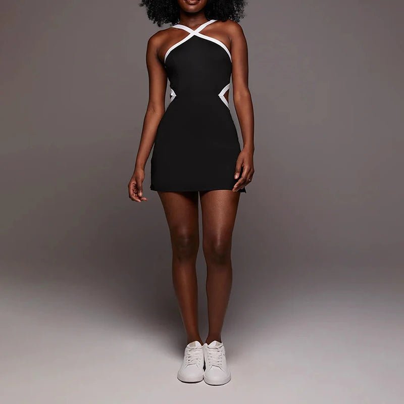 Cross Neck Tennis Dress - QUIT//FITDress