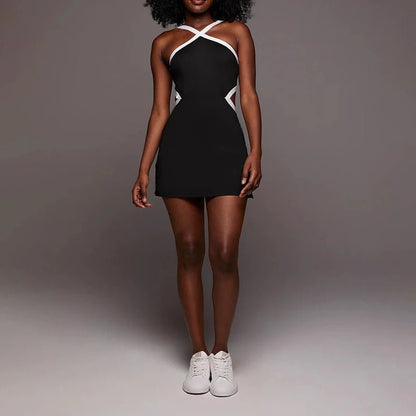 Cross Neck Tennis Dress - QUIT//FITDress