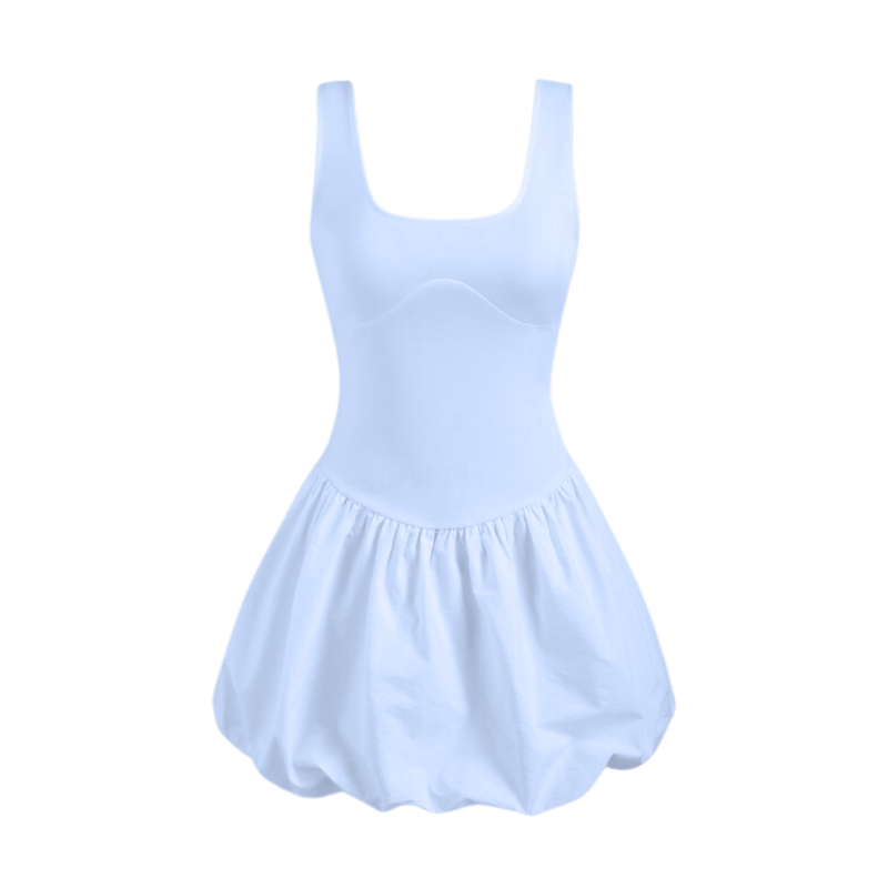 DROP WAIST BUBBLE MINI DRESS - QUIT//FITDress