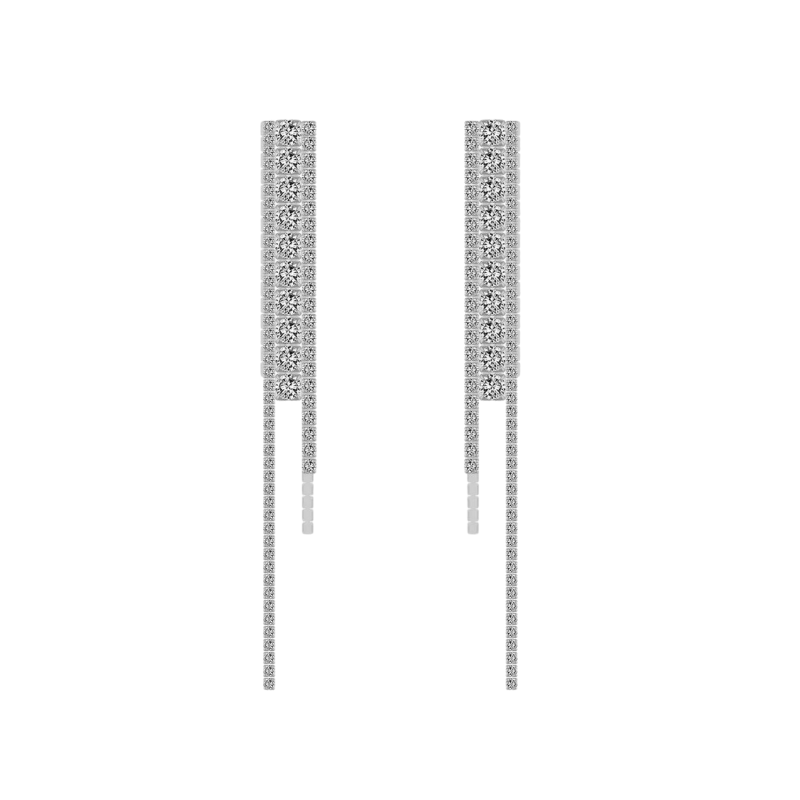 CRYSTAL DROP STATEMENT EARRINGS - QUIT//FITAccessories