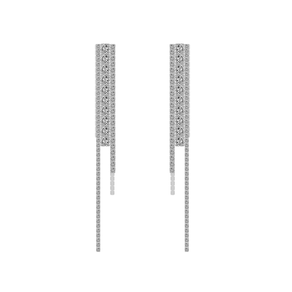 CRYSTAL DROP STATEMENT EARRINGS - QUIT//FITAccessories