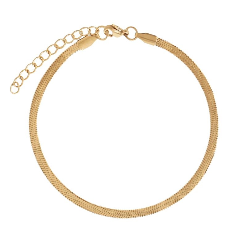 HERRINGBONE CHAIN BRACELET - QUIT//FITAccessories