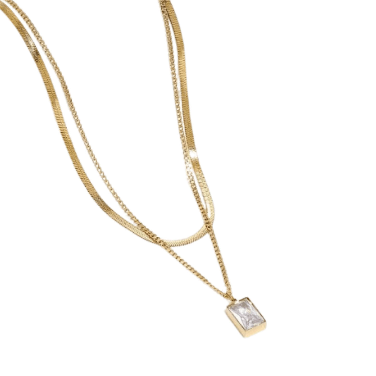 LAYERED PENDANT NECKLACE - QUIT//FITAccessories